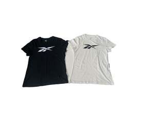 Reebok Women’s Graphic Series Vector T-Shirt Bundle - Black and White - Medium